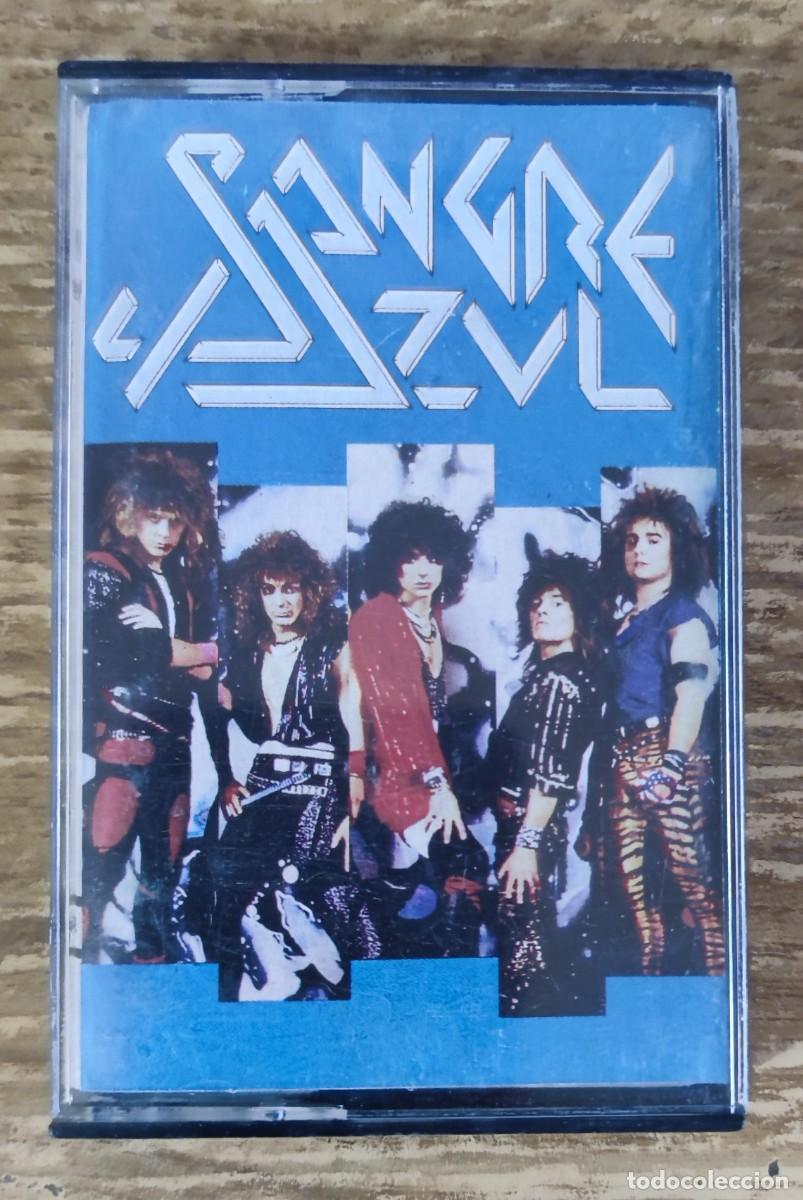 Casetes antiguos: Cassette Sangre Azul - Sangre Azul (1987)
