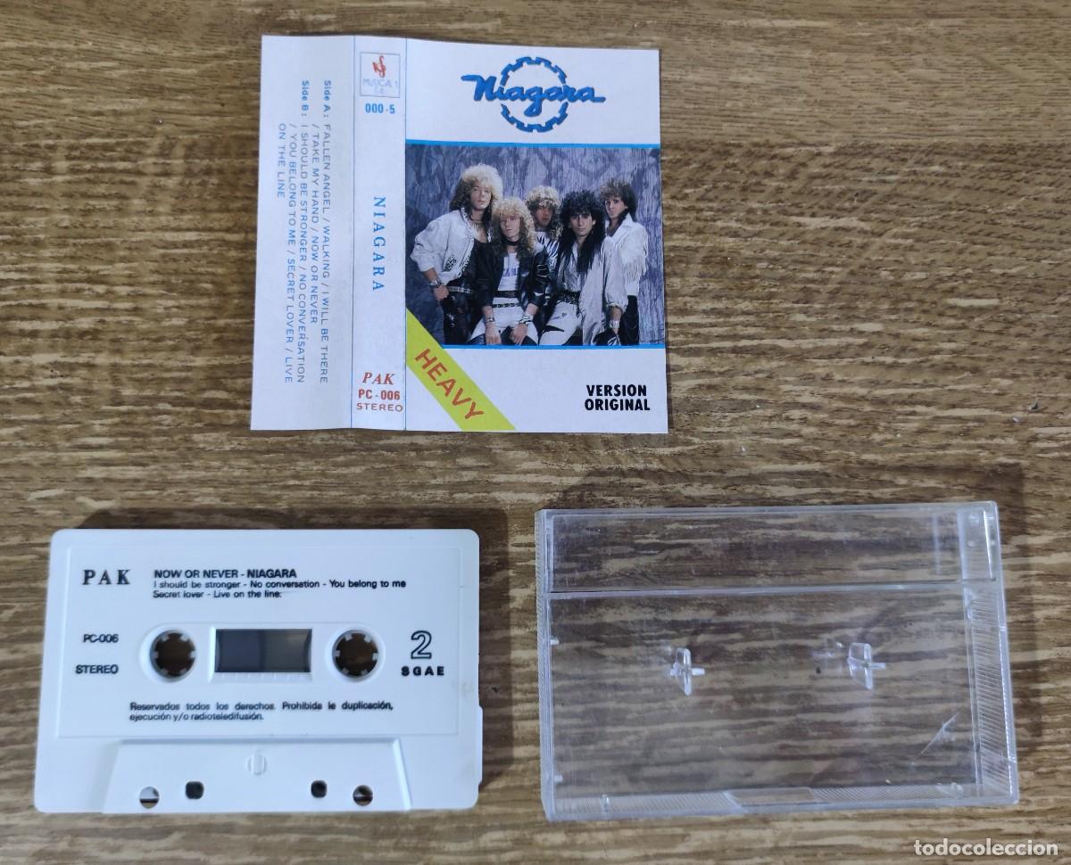 Casetes antiguos: Cassette Niagara - Now or Never (1988) - Foto 2
