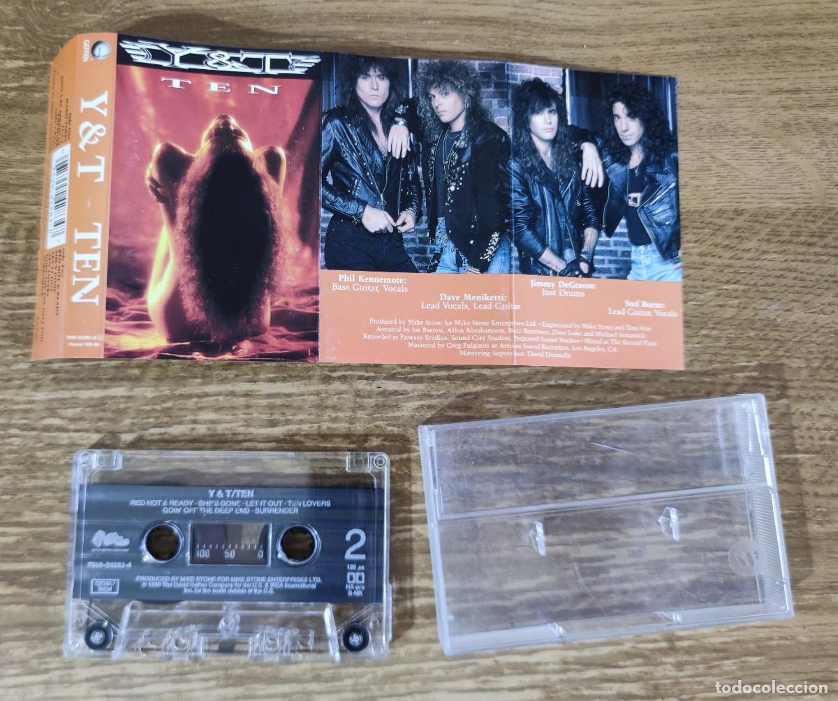 Casetes antiguos: Cassette Y & T - Ten (1990) - Foto 2