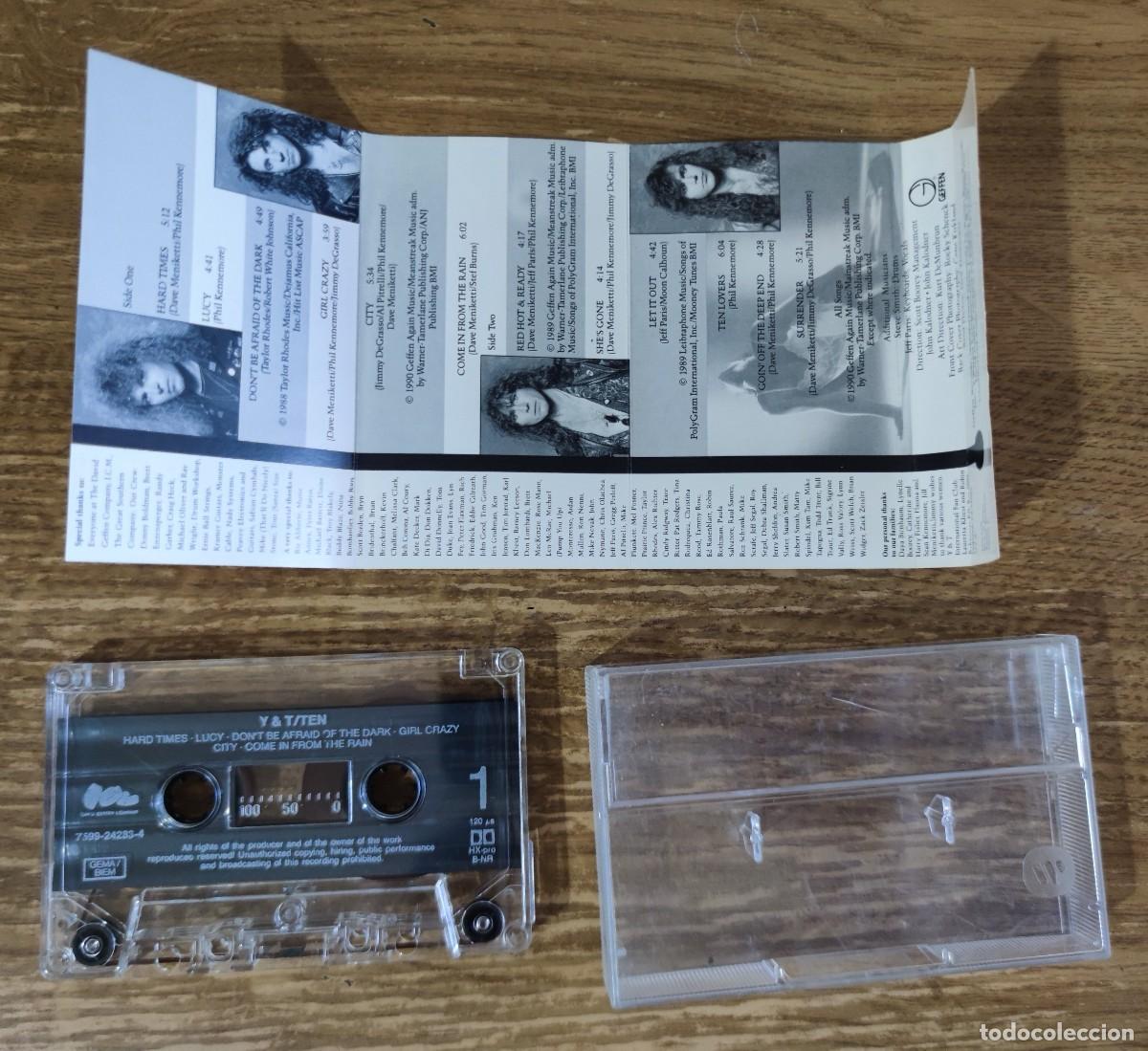 Casetes antiguos: Cassette Y & T - Ten (1990) - Foto 3