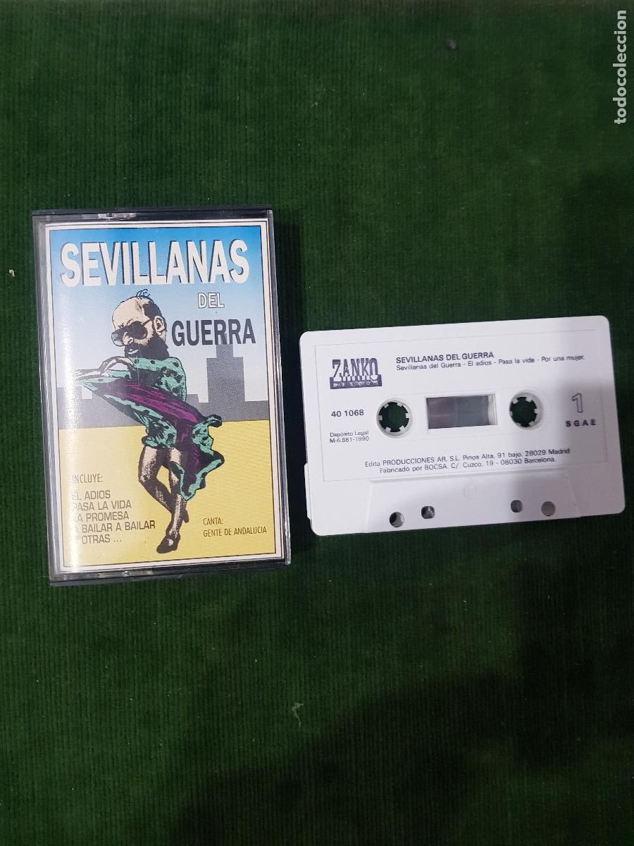 Casetes antiguos: CASSETE SEVILLANAS DEL GUERRA