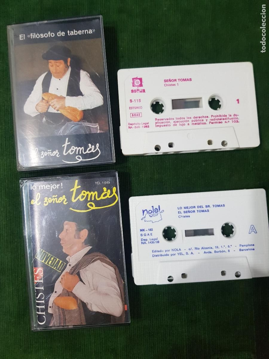 Casetes antiguos: DOS CASETES LO MEJOR DEL SE&Ntilde;OR TOMAS