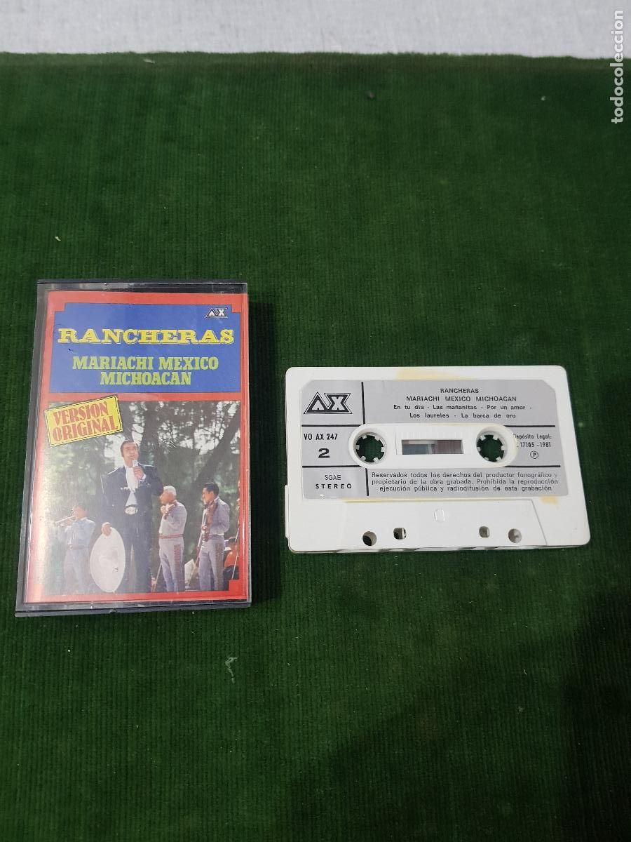 Casetes antiguos: CASETE RANCHERAS MARIACHI MEXICO