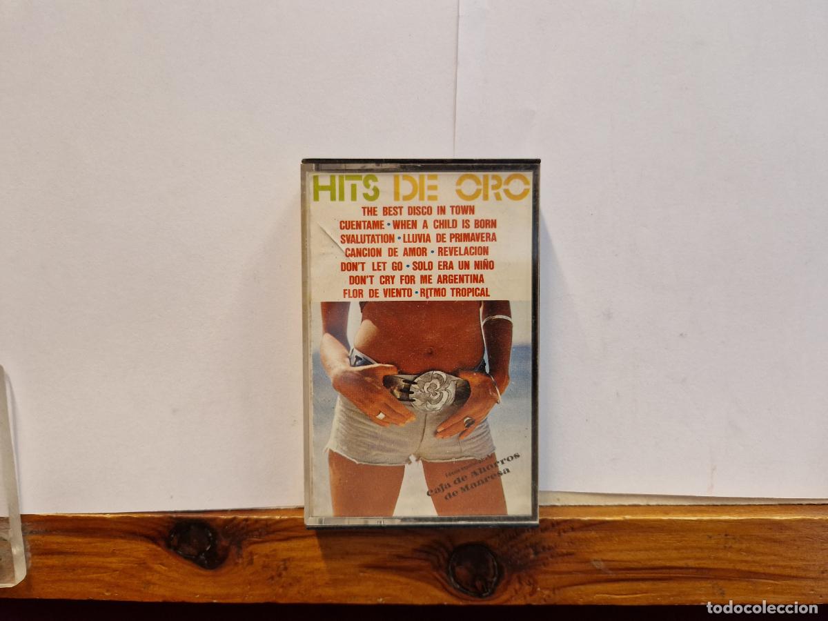 Casetes antiguos: CASETE. HITS DE ORO. THE BEST DISCO IN TOWN. CUENTAME.