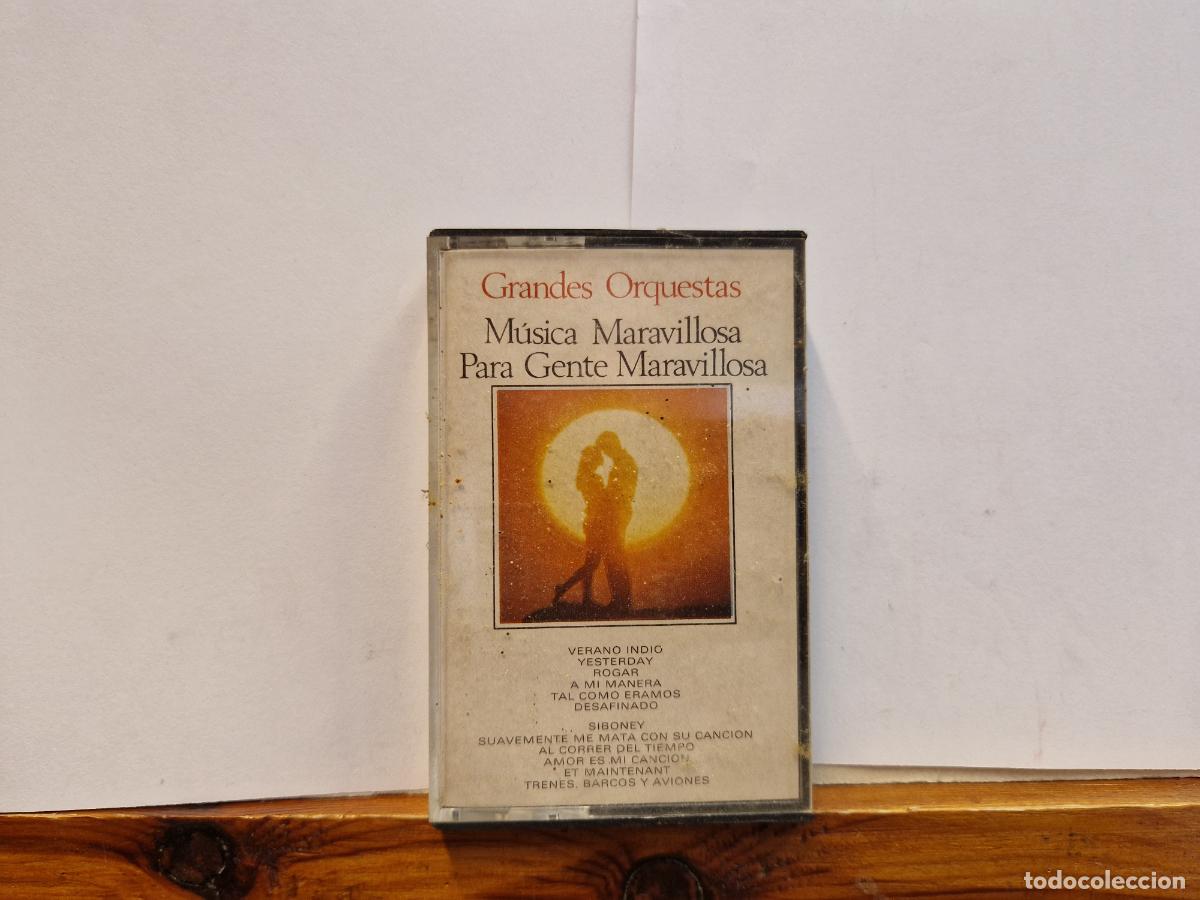 Casetes antiguos: CASETE. GRANDES ORQUESTAS. MUSICA MARAVILLOSA PARA GENTE MARAVILLOSA.
