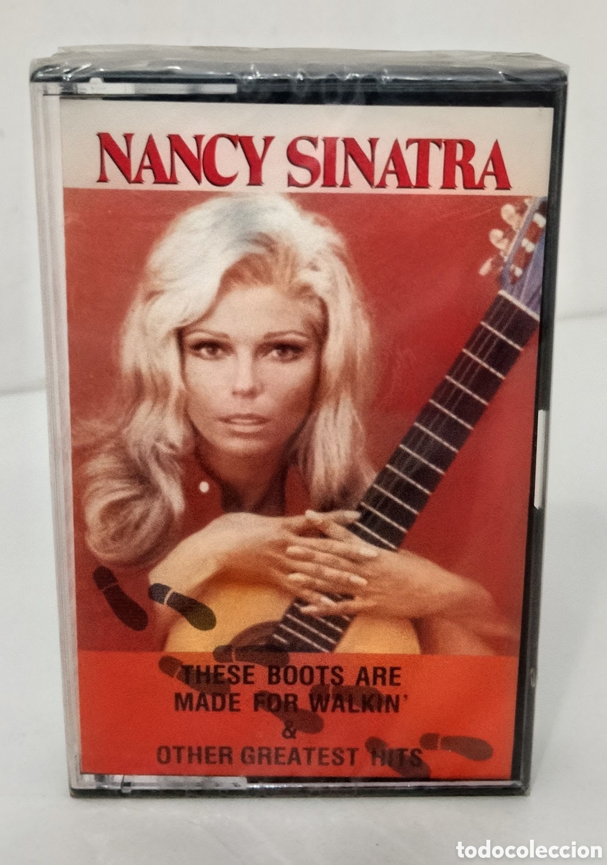 Casetes antiguos: NANCY SINATRA - THESE BOOTS ARE MADE FOR WALIN' & OTHER GREATEST HITS. CASSETTE PRECINTADO