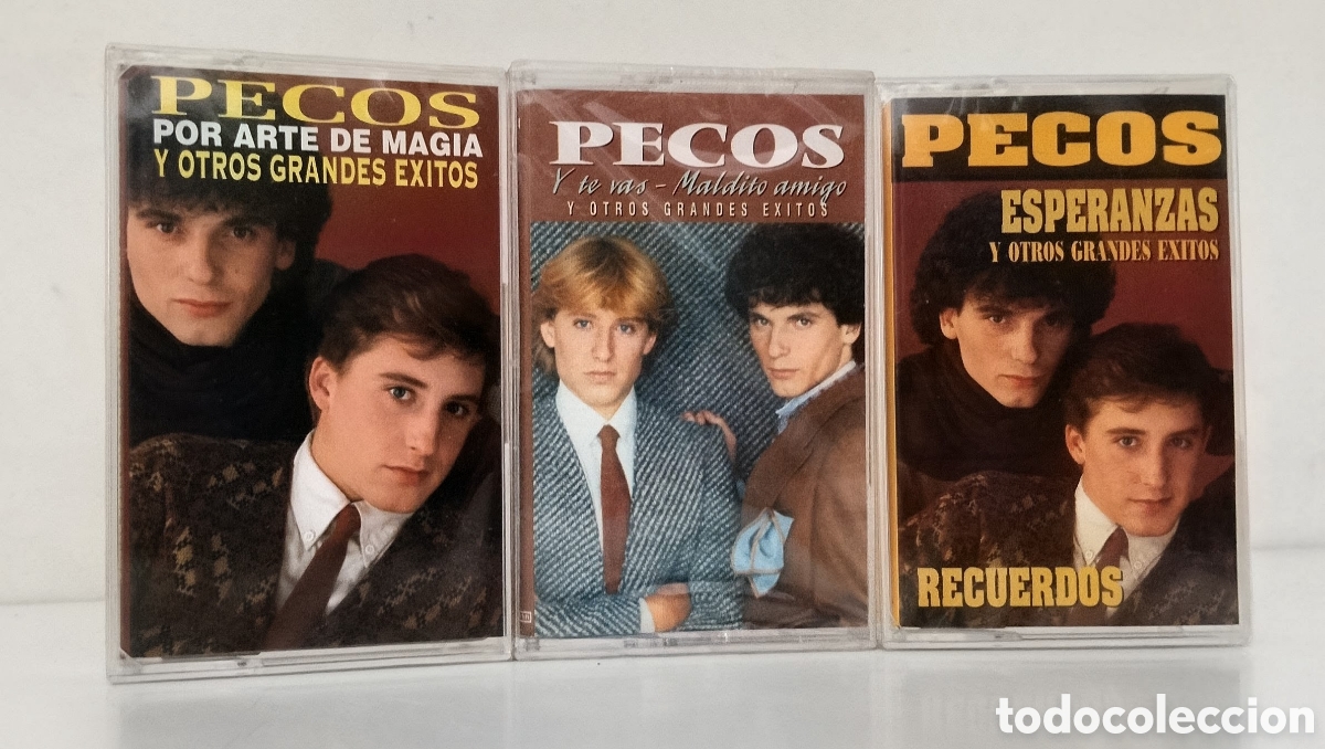 Casetes antiguos: PACK 3 - LO MEJOR DE LOS PECOS. CASSETTES PRECINTADOS