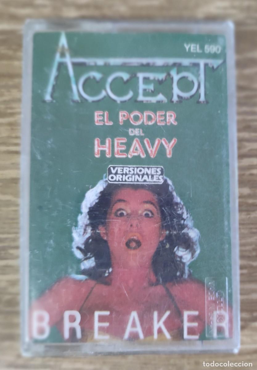Casetes antiguos: Cassette Accept - Breaker (1981) Ed. espa&ntilde;ola