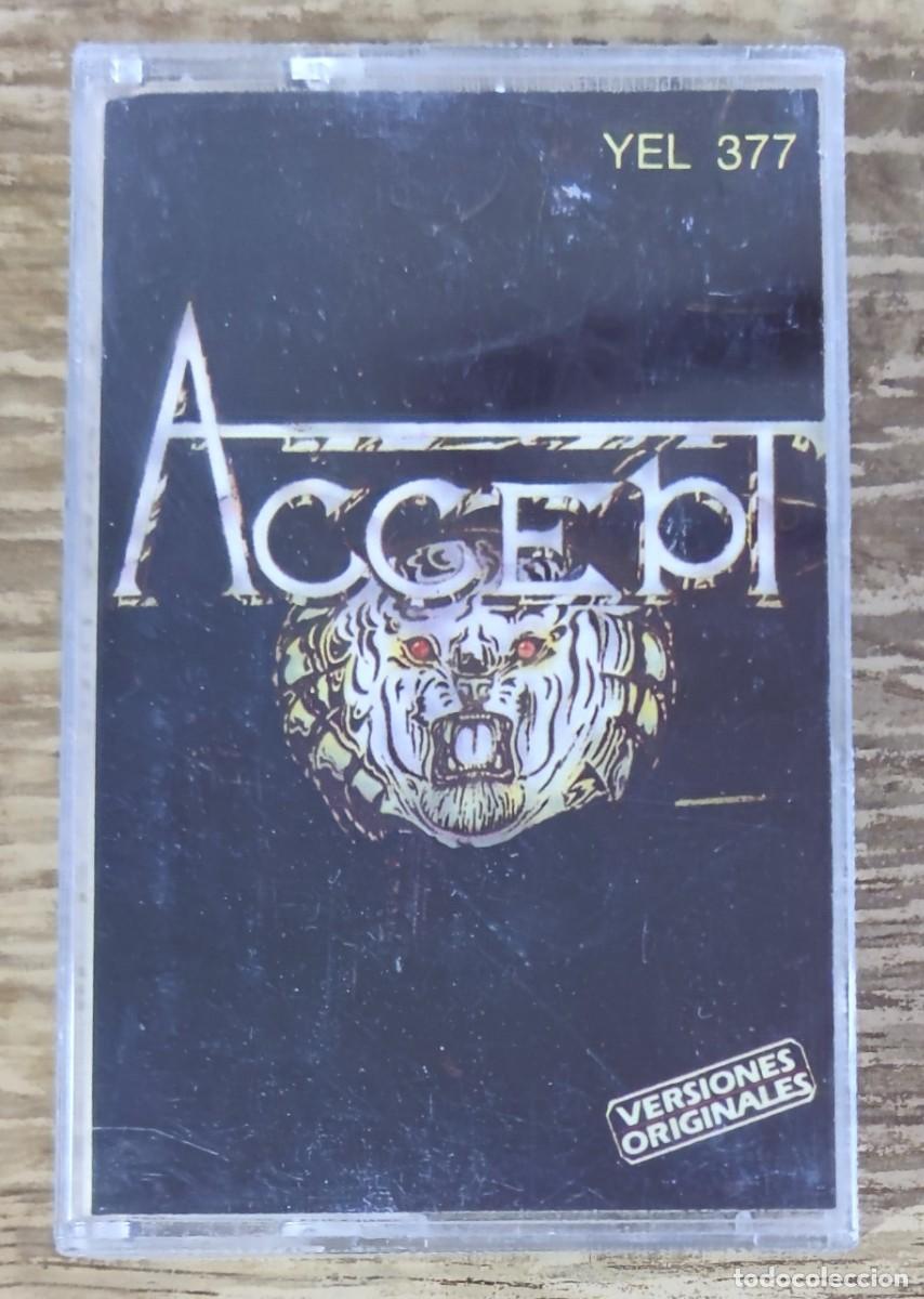 Casetes antiguos: Cassette Accept - I&acute;m a Rebel (1980) Ed. espa&ntilde;ola