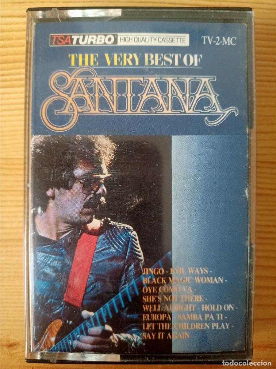 Casetes antiguos: Santana &ndash; The Very Best of Santana &ndash; Cassette original Arcade Benelux ADEHC 228 (1986)