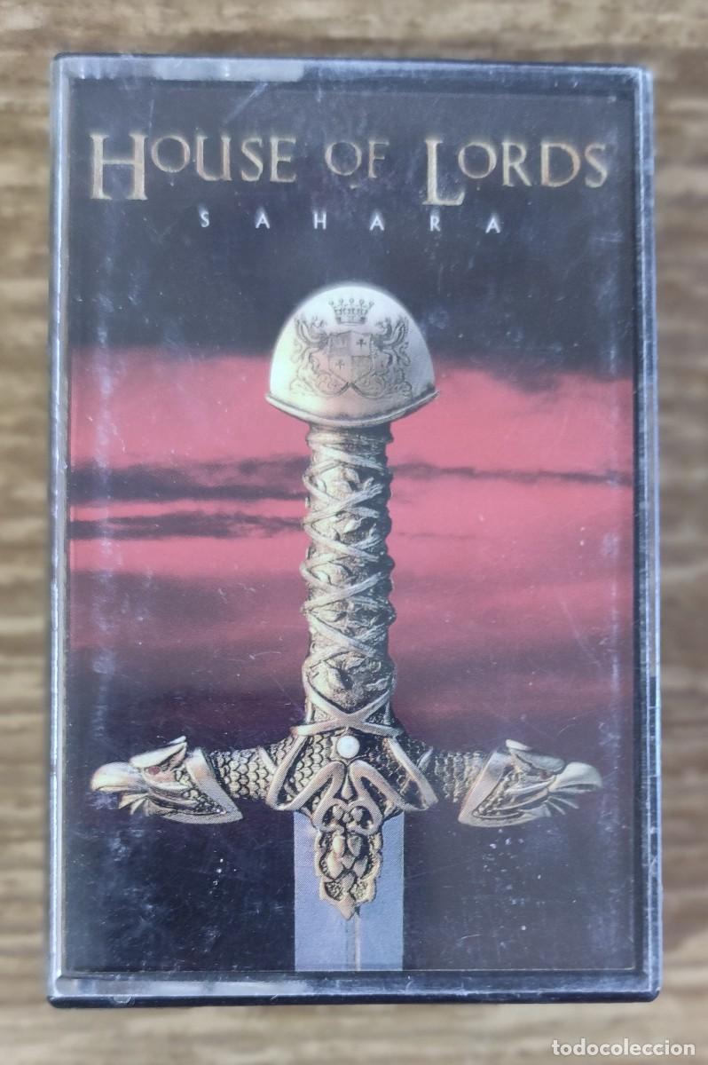 Casetes antiguos: Cassette House of Lords - Sahara (1990) ed. espa&ntilde;ola