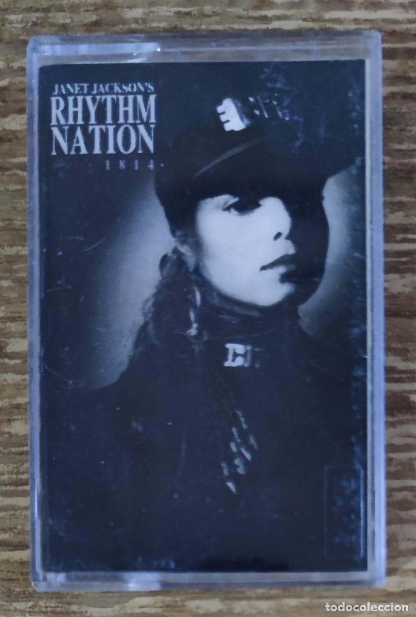 Casetes antiguos: Cassette Janet Jackson - Rhythm Nation 1814 (1989) ed. espa&ntilde;ola