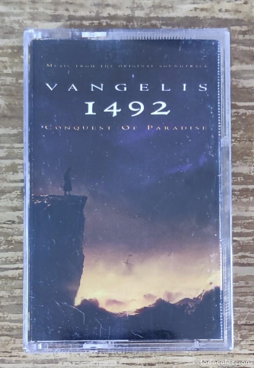 Casetes antiguos: Cassette Vangelis - 1492. Conquest of Paradise (1992) ed. alemana