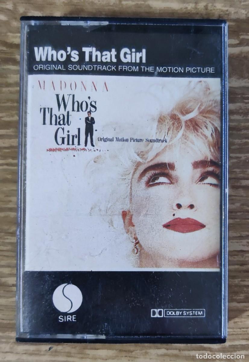Casetes antiguos: Cassette Madonna - Who&acute;s That Girl (1987) ed. espa&ntilde;ola