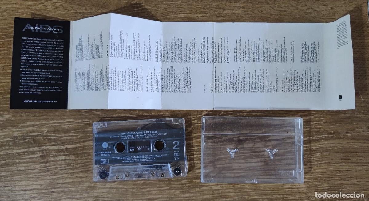 Casetes antiguos: Cassette Madonna - Like a Prayer (1989) - Foto 3
