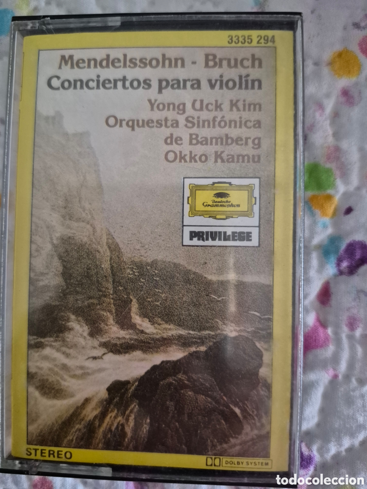 Casetes antiguos: Casset concert para viol&iacute; Yong uck Kim