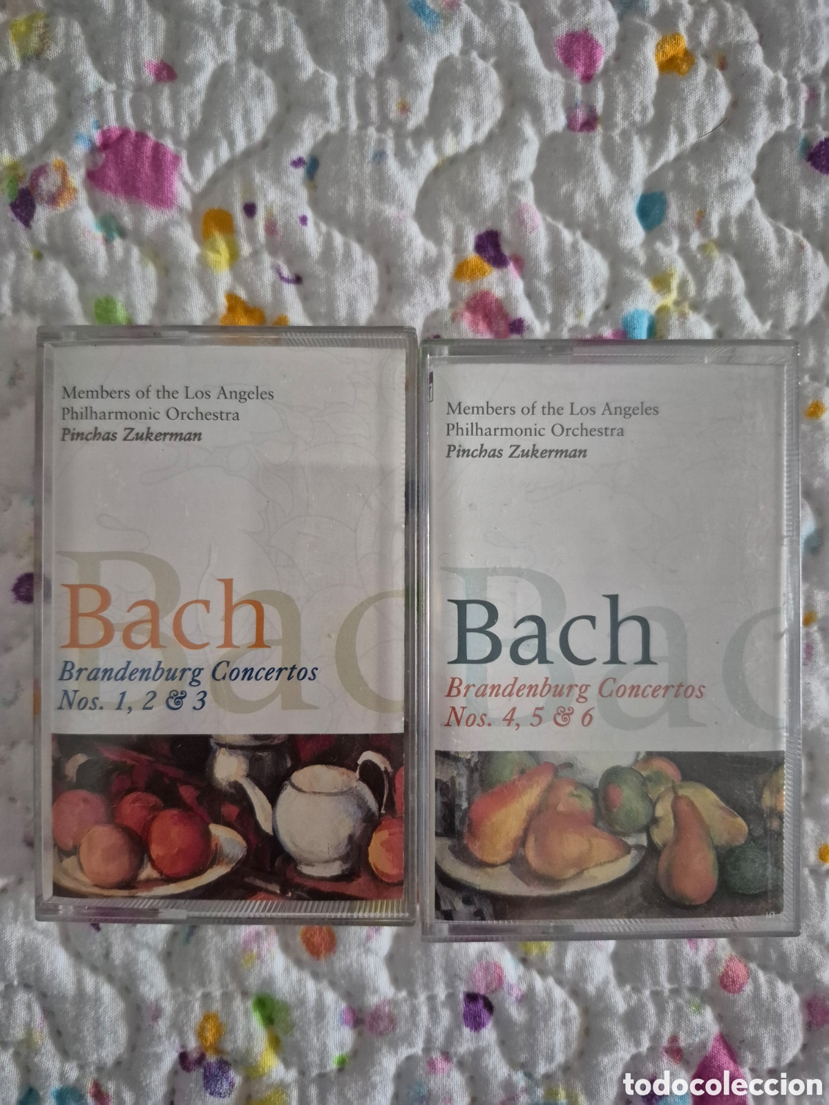 Casetes antiguos: 2 Casset Bandenburg Concert n&deg;1,2,3,4,5 i 6