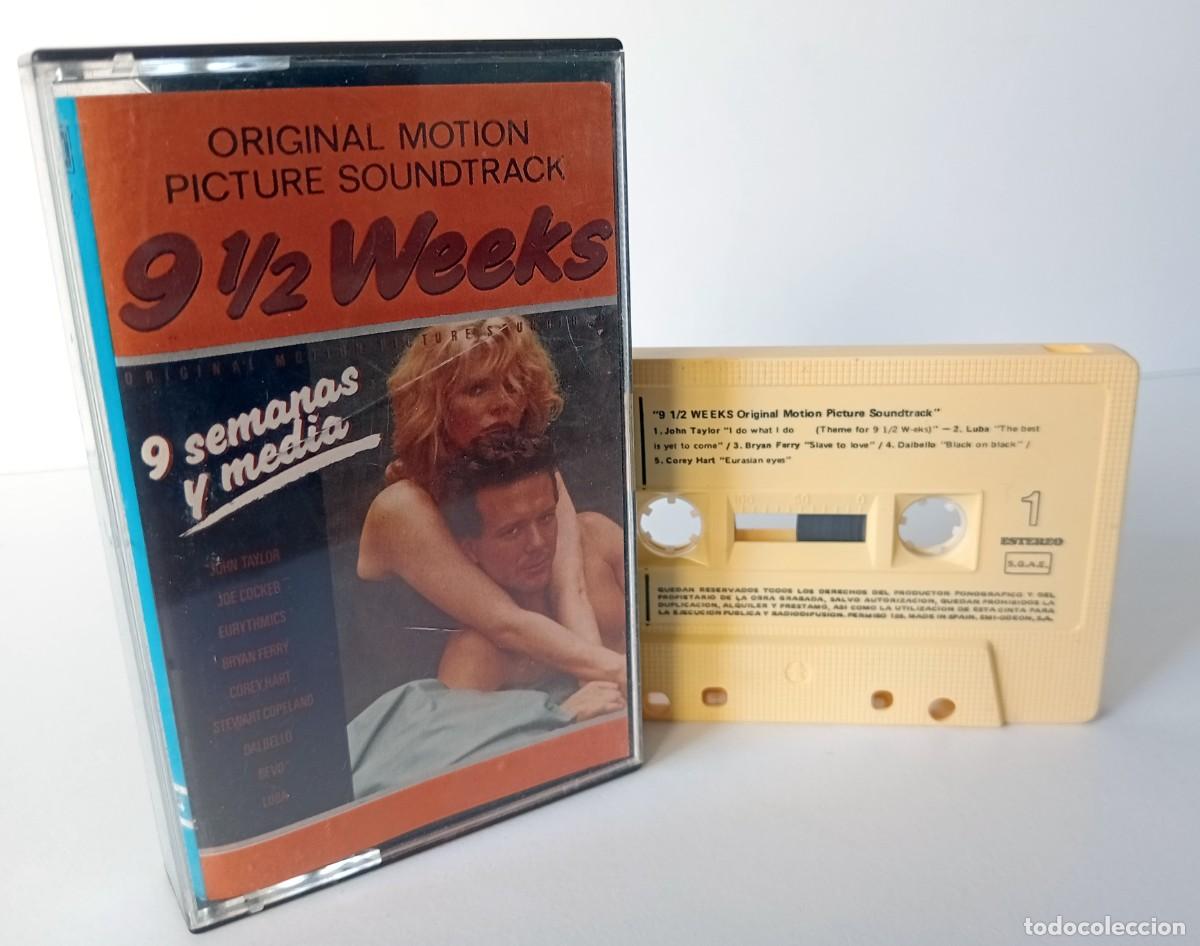Casetes antiguos: CASSETTE B.S.O. 9 SEMANAS Y MEDIA (9&frac12; Weeks Original Motion Picture Soundtrack)