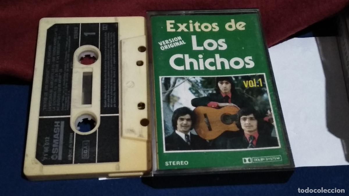 Casetes antiguos: &Eacute;XITOS DE LOS CHICHOS VOL 1 CANTA JEROS / DIFICIL - Casete 1980 SMASH - 10 RUMBAS - VER FOTOS