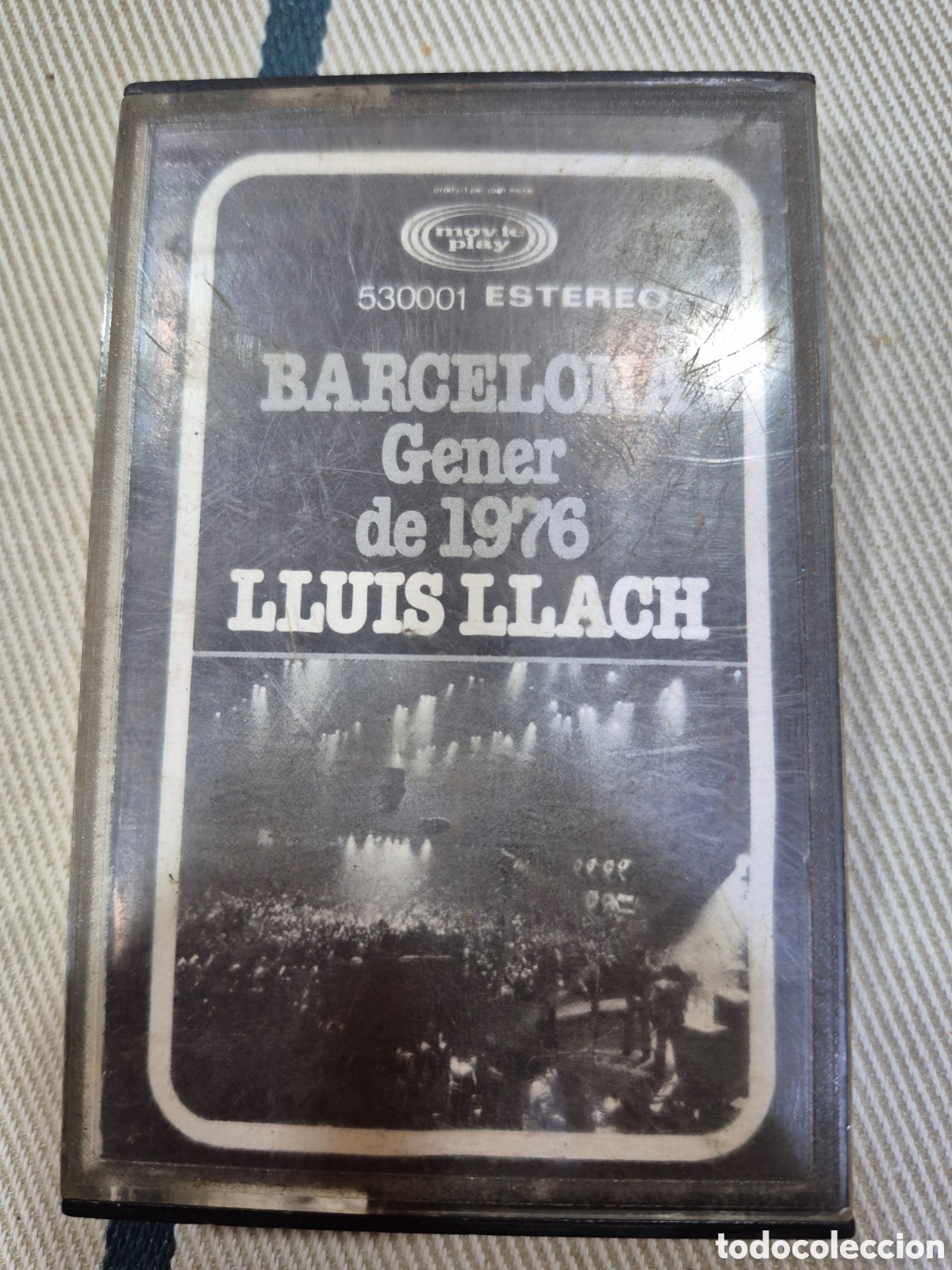 Casetes antiguos: Casset Barcelona Gener de 1976 Llu&iacute;s Llach