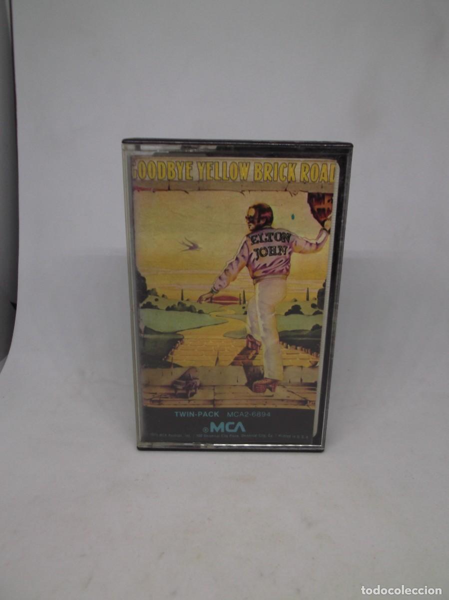 Casetes antiguos: Elton John Goodbye yellow brick Roal.Caset MCA 1973