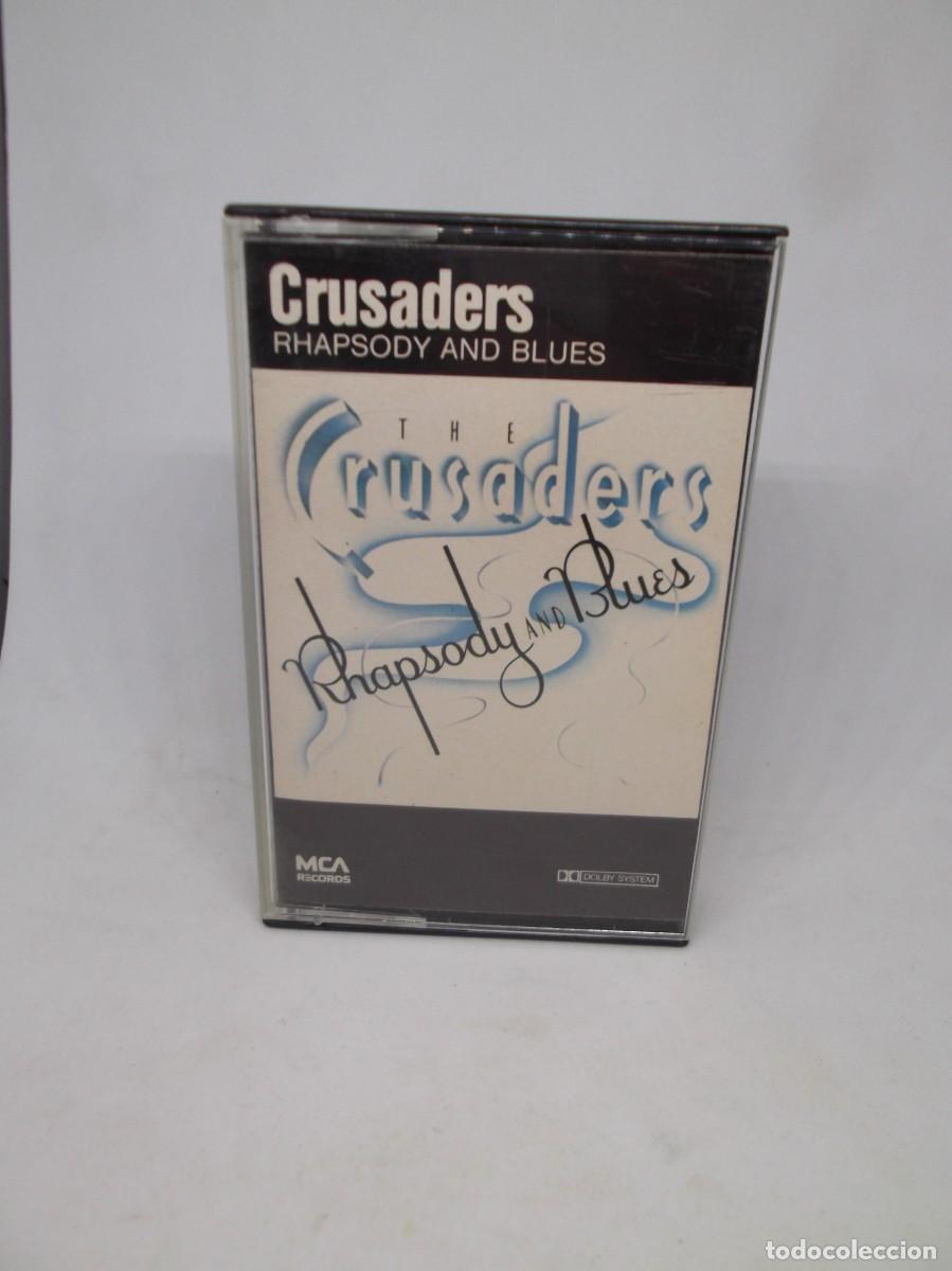 Casetes antiguos: Crusaders Rhapsody and blues.Caset MCA records
