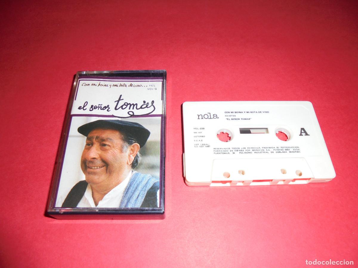 Casetes antiguos: EL SE&Ntilde;OR TOMAS - CASSETTE - YEL 229 - CON MI BOINA Y MI BOTA DE VINO ...
