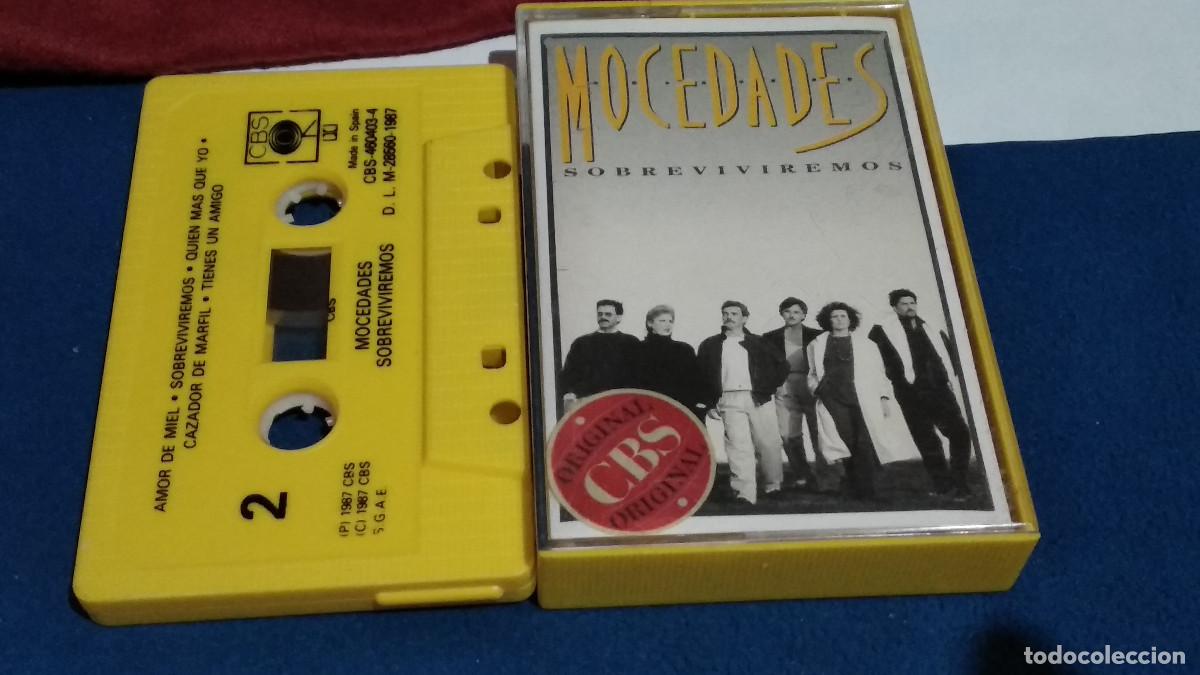 Casetes antiguos: MOCEDADES / SOBREVIVIREMOS - &Aacute;LBUM 1987 CBS - CASETE CINTA