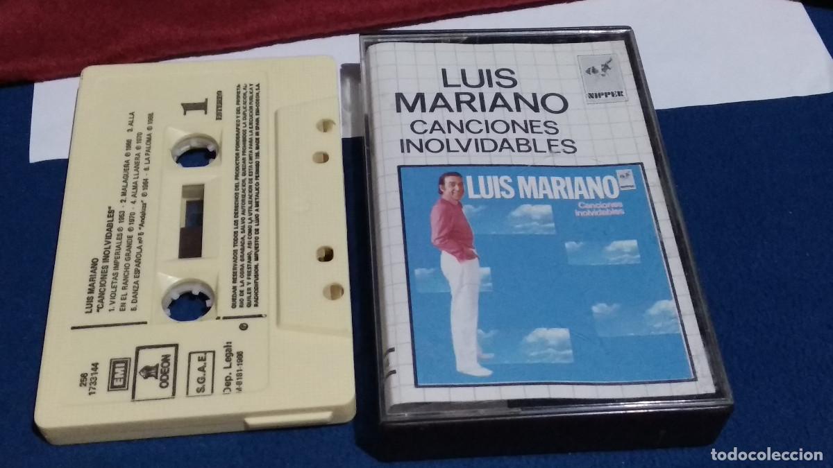 Casetes antiguos: LUIS MARIANO / CANCIONES INOLVIDABLES - 1986 EMI NIPPER CASETE CINTA