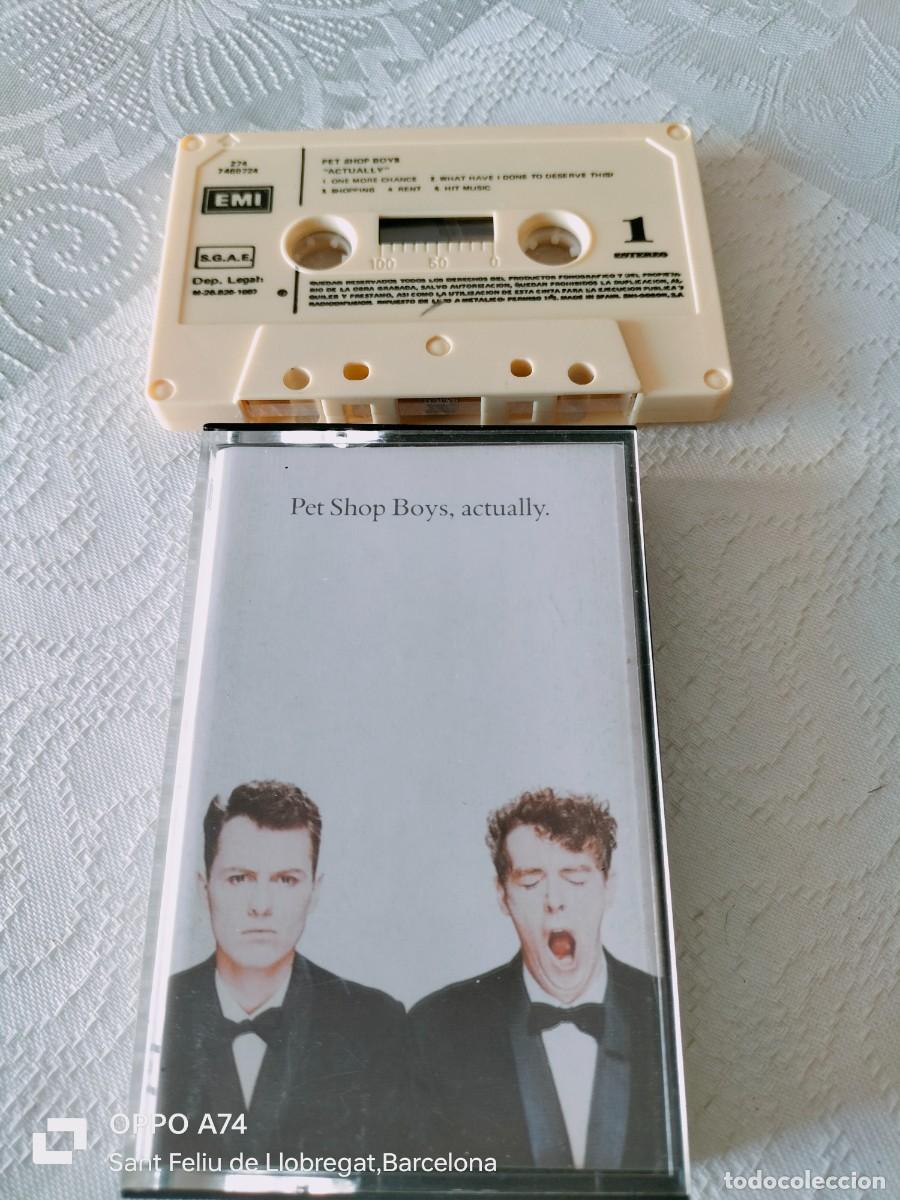 Casetes antiguos: RAR CASSETTE. PET SHOP BOYS. ACTUALLY. MADE IN SPAIN