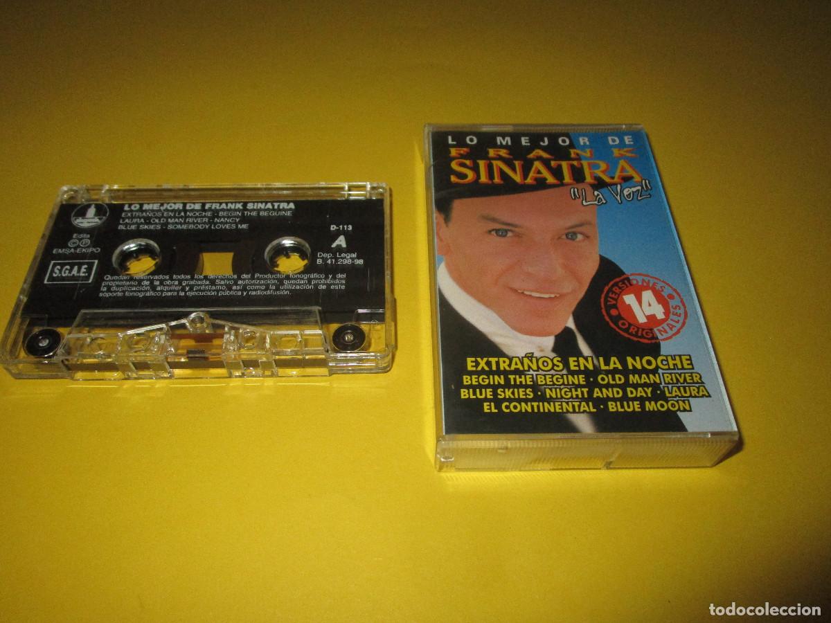 Casetes antiguos: LO MEJOR DE FRANK SINATRA - CASSETTE - D-113 - LA VOZ - EXTRA&Ntilde;OS EN LA NOCHE