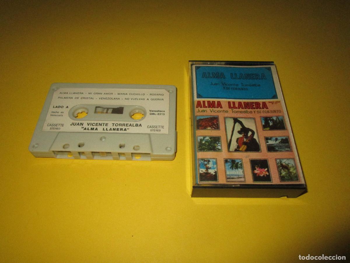 Casetes antiguos: JUAN VICENTE TORREALBA ( ALMA LLANERA ) - CASSETTE - QBL-2215 - FIJARSE MUY BIEN EN LA CINTA CASETE