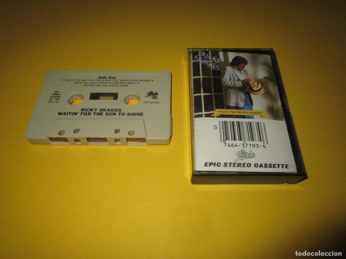 Casetes antiguos: RICKY SKAGGS ( WAITIN' FOR THE SUN TO SHINE ) - FET 37193 - CASSETTE - CASETE