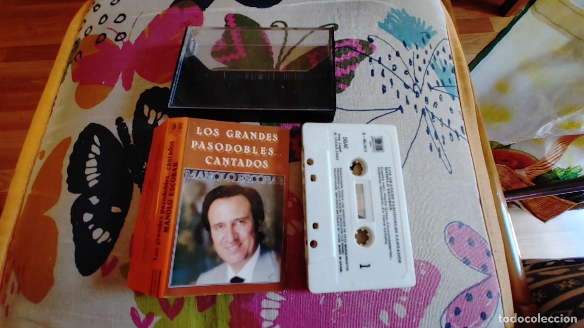 Casetes antiguos: MANOLO ESCOBAR-CASETE LOS MEJORES PASODOBLES CANTADOS