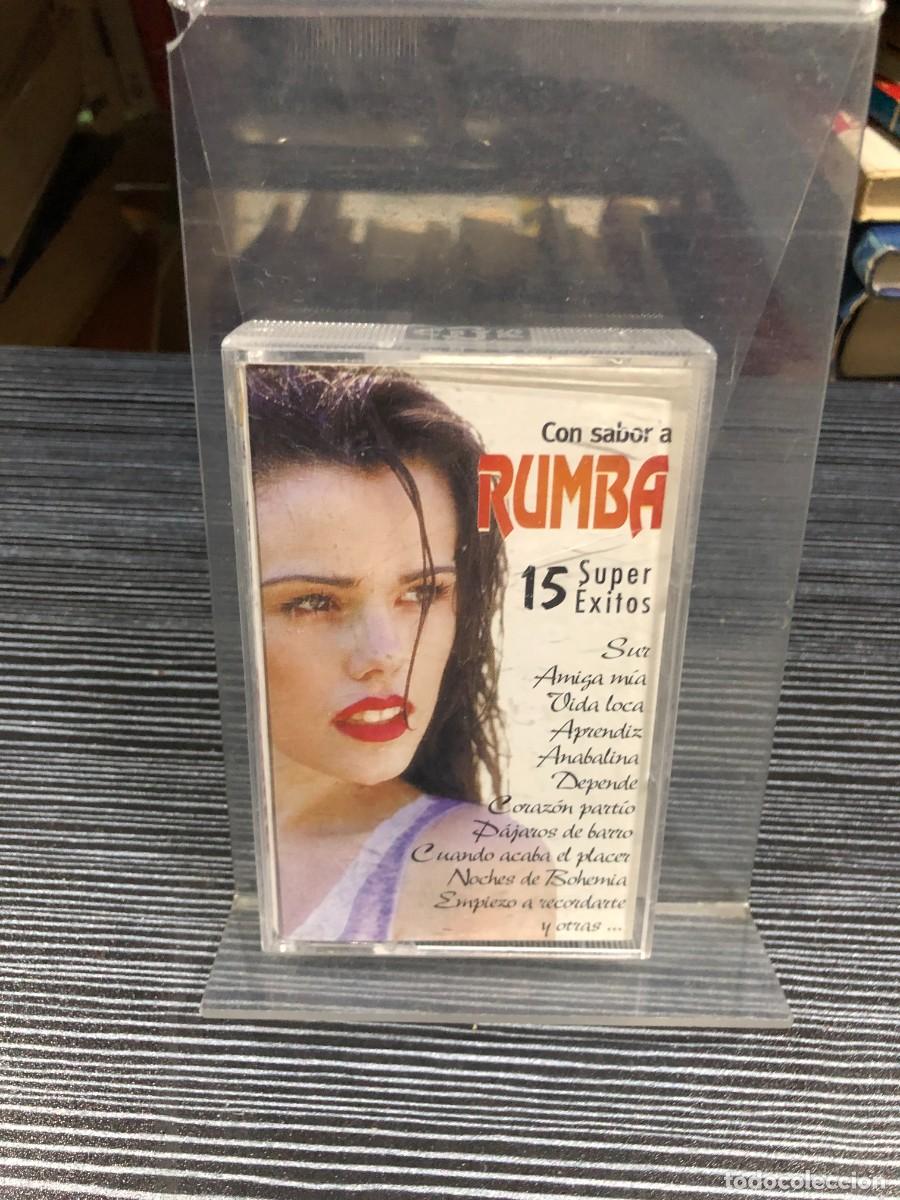 Casetes antiguos: Con Sabor a Rumba (15 S&uacute;per &Eacute;xitos) - Foto 1