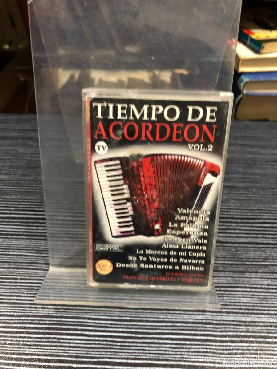 Casetes antiguos: Tiempo de Acorde&oacute;n Vol. 2 Francisco Membrives y Orquesta