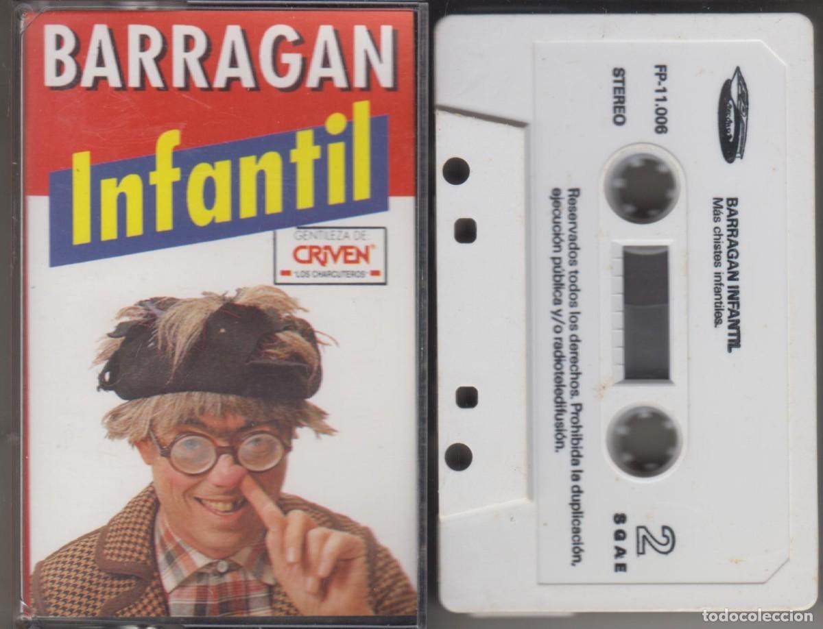 Casetes antiguos: Manuel Se&ntilde;or Barrag&aacute;n cassette Infantil 1991 Chistes infantiles