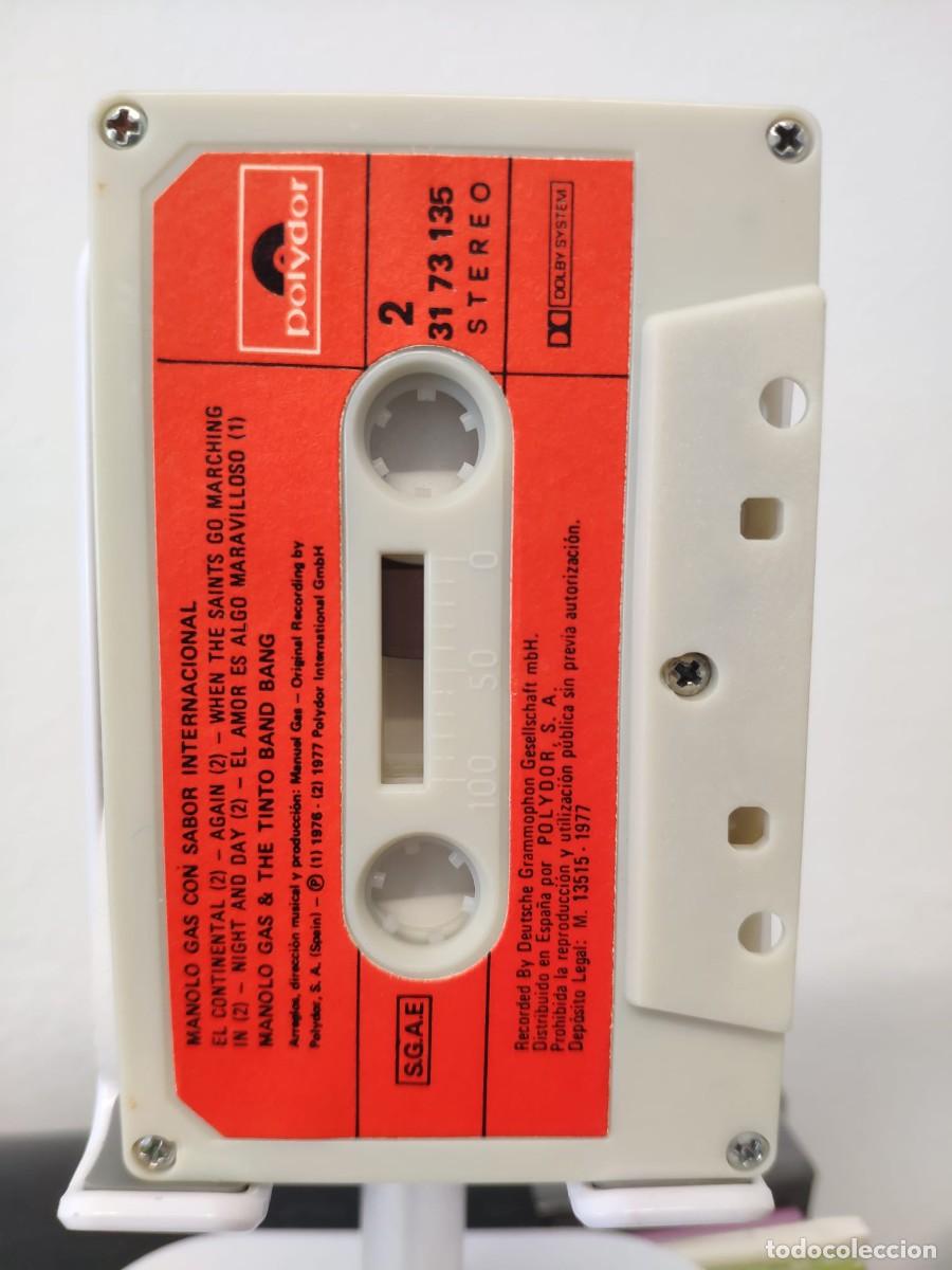Casetes antiguos: Manolo Gas - Con Sabor Internacional (Cassette) 1 - Foto 3