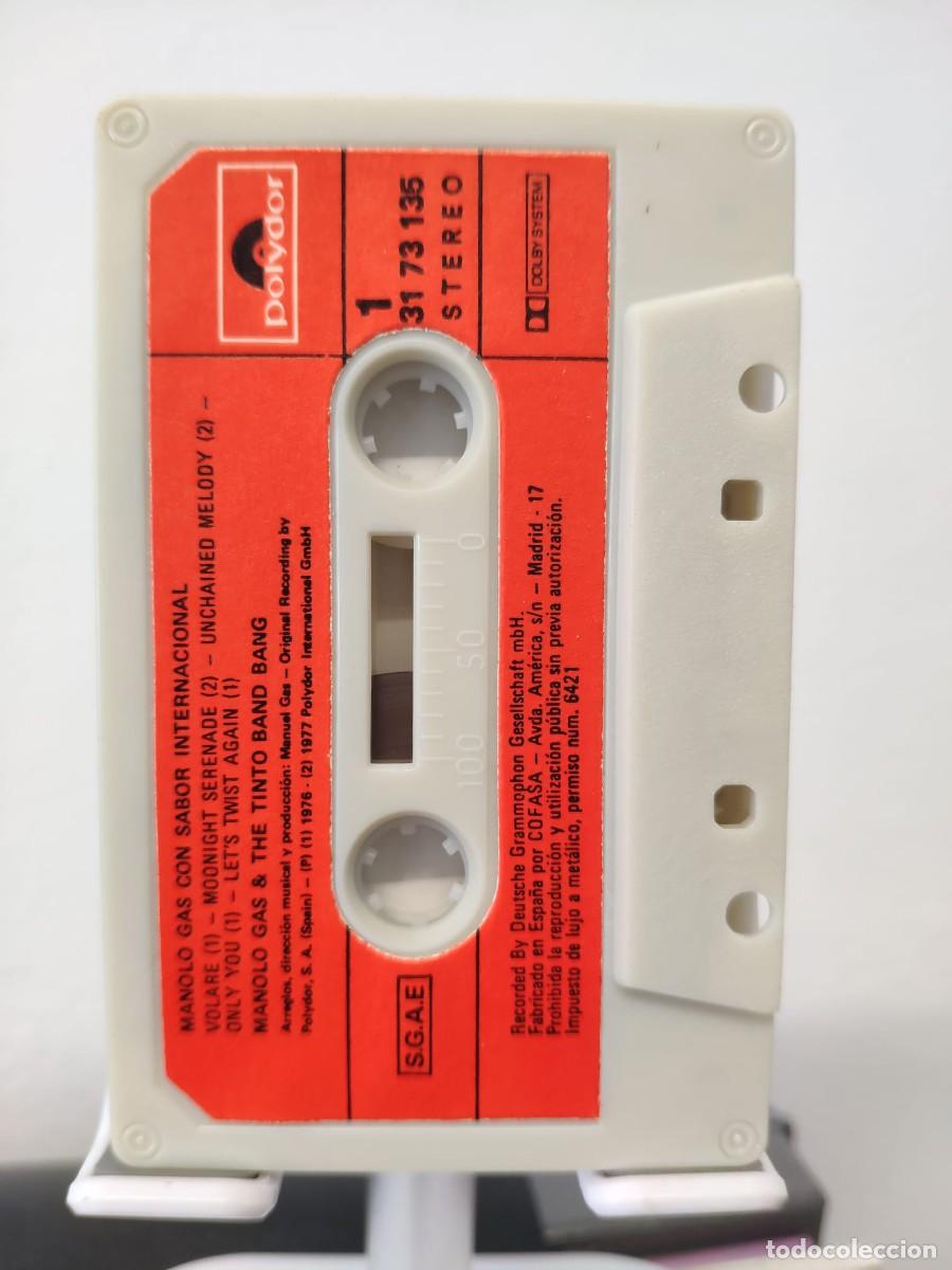 Casetes antiguos: Manolo Gas - Con Sabor Internacional (Cassette) 1 - Foto 4