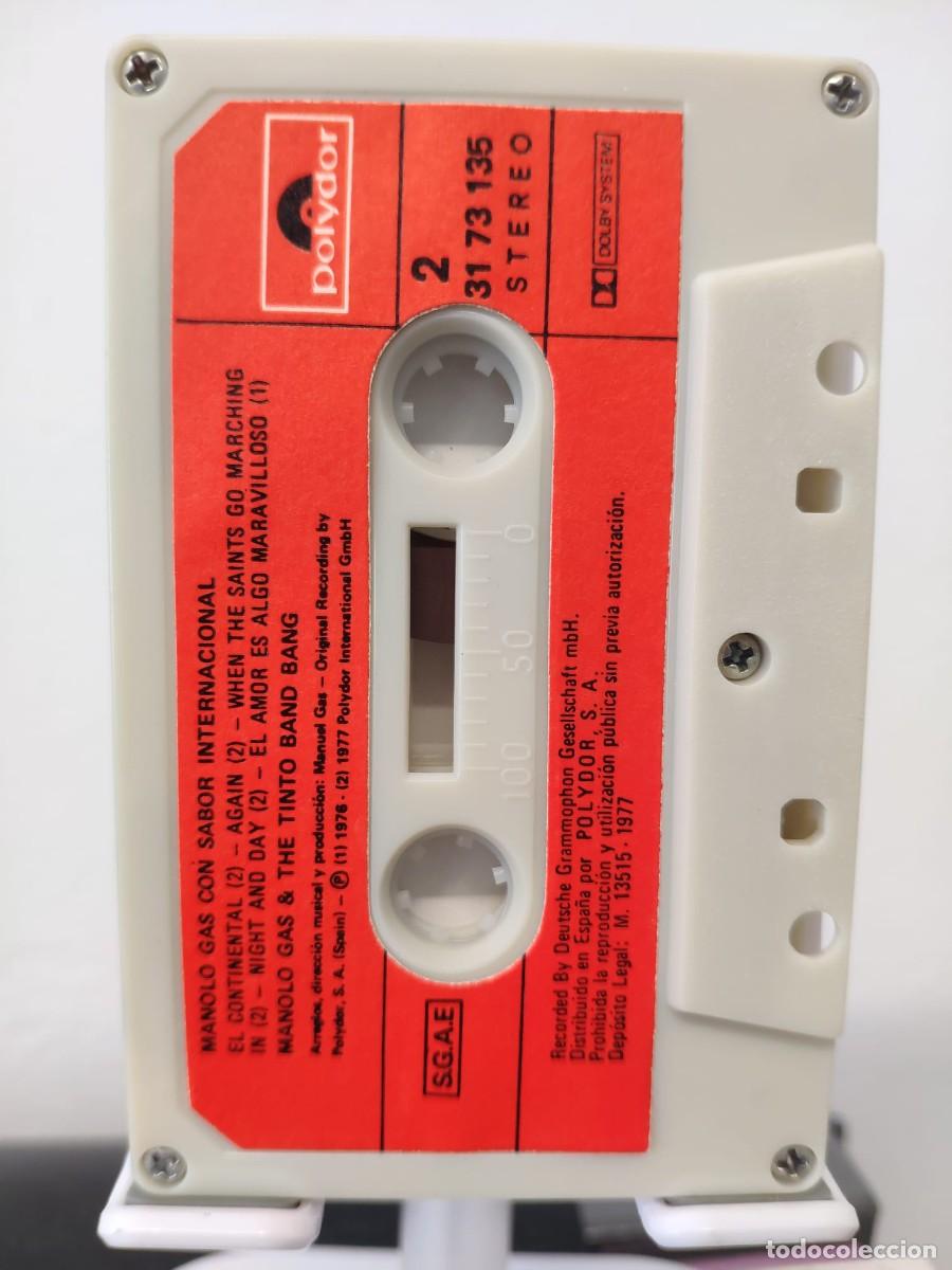 Casetes antiguos: Manolo Gas - Con Sabor Internacional (Cassette) 2 - Foto 2