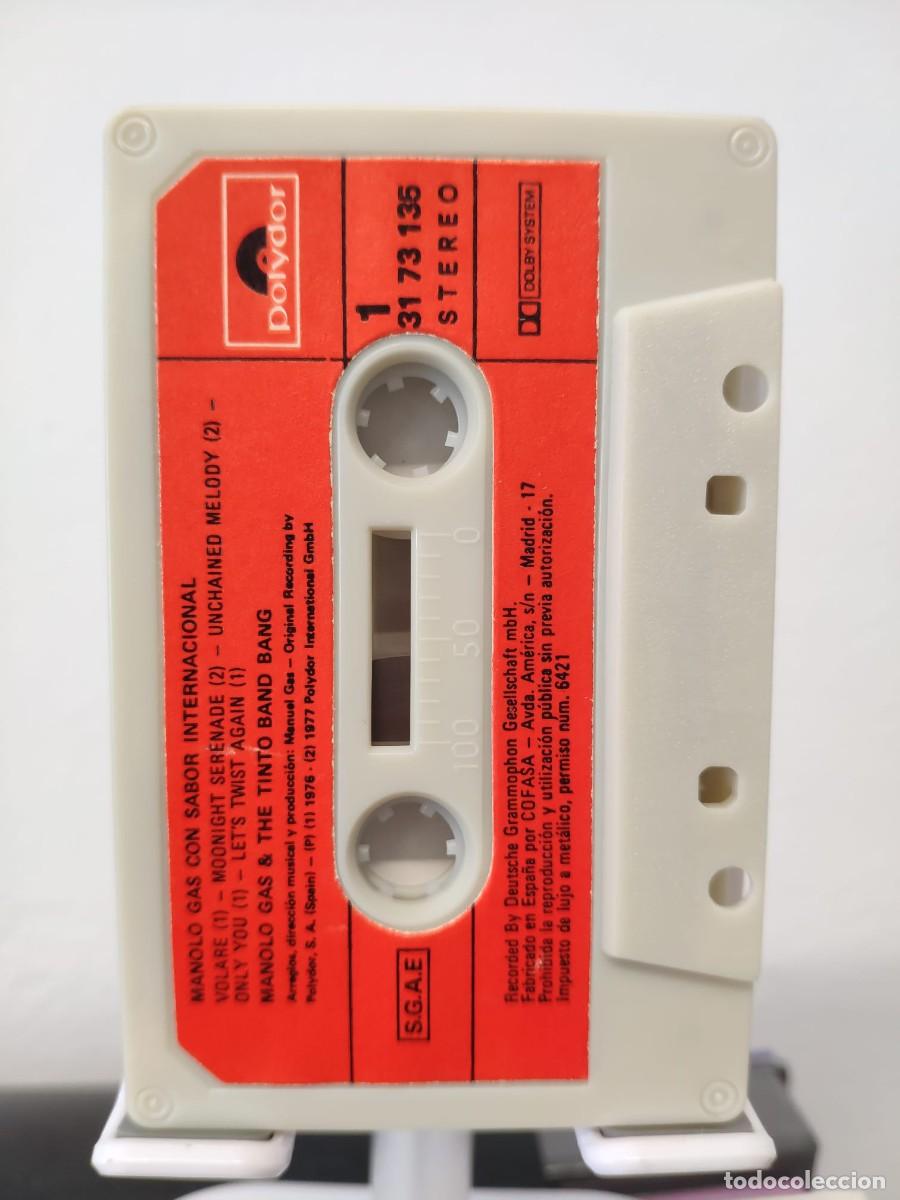 Casetes antiguos: Manolo Gas - Con Sabor Internacional (Cassette) 2 - Foto 3
