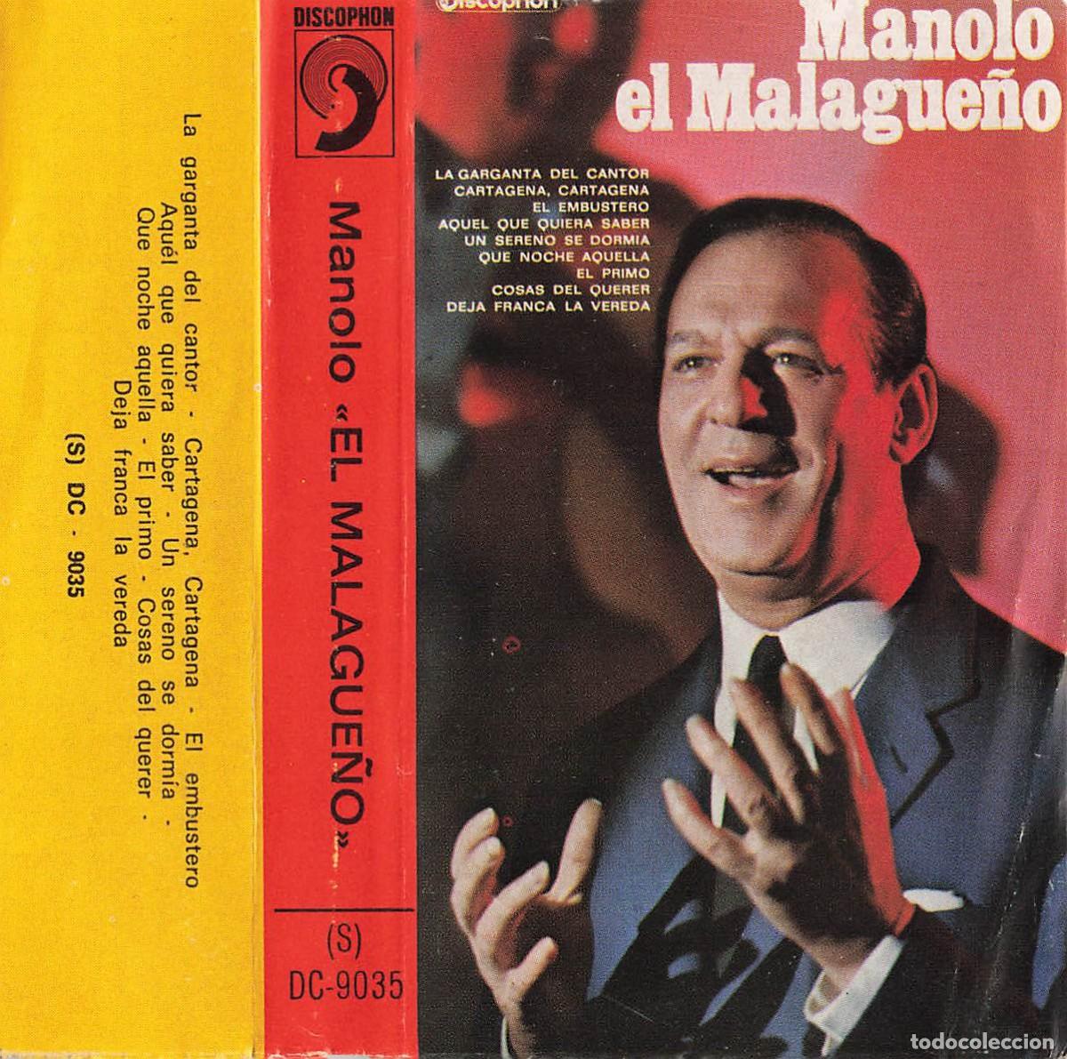 Casetes antiguos: Manolo &rdquo;El Malague&ntilde;o&rdquo; (Cassette)