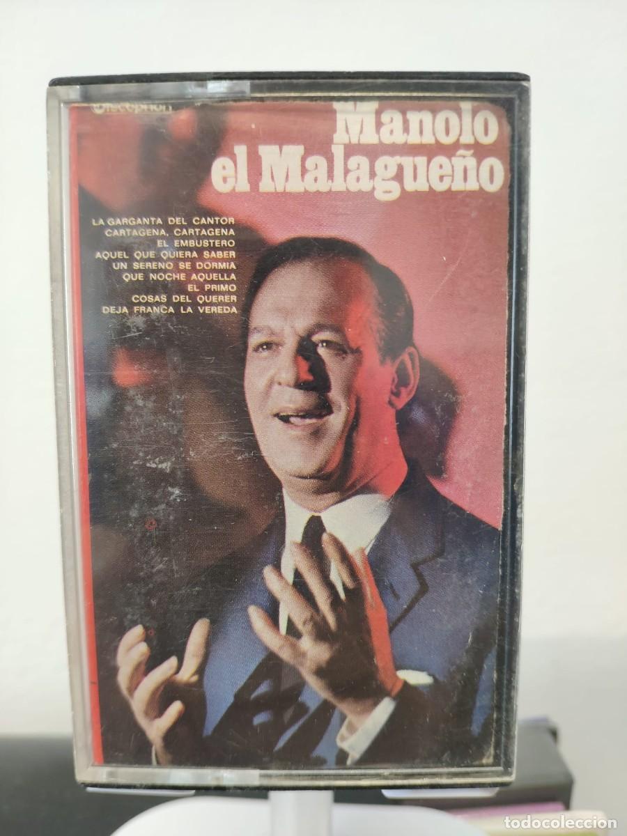 Casetes antiguos: Manolo &rdquo;El Malague&ntilde;o&rdquo; (Cassette) - Foto 3