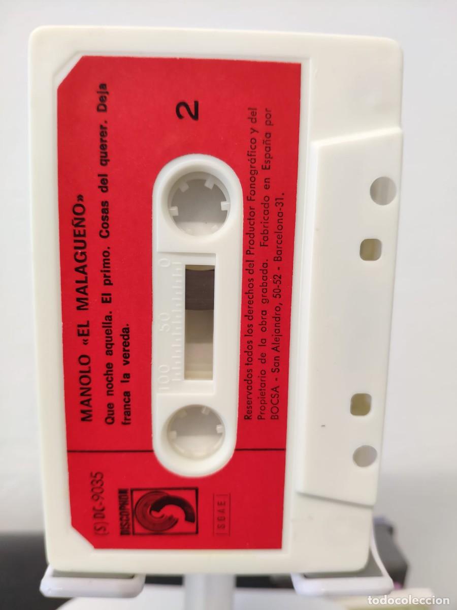 Casetes antiguos: Manolo &rdquo;El Malague&ntilde;o&rdquo; (Cassette) - Foto 4