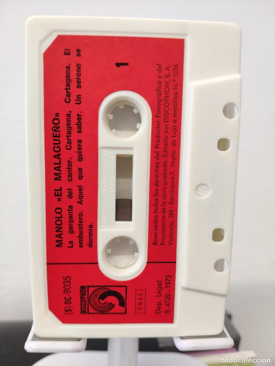 Casetes antiguos: Manolo &rdquo;El Malague&ntilde;o&rdquo; (Cassette) - Foto 5