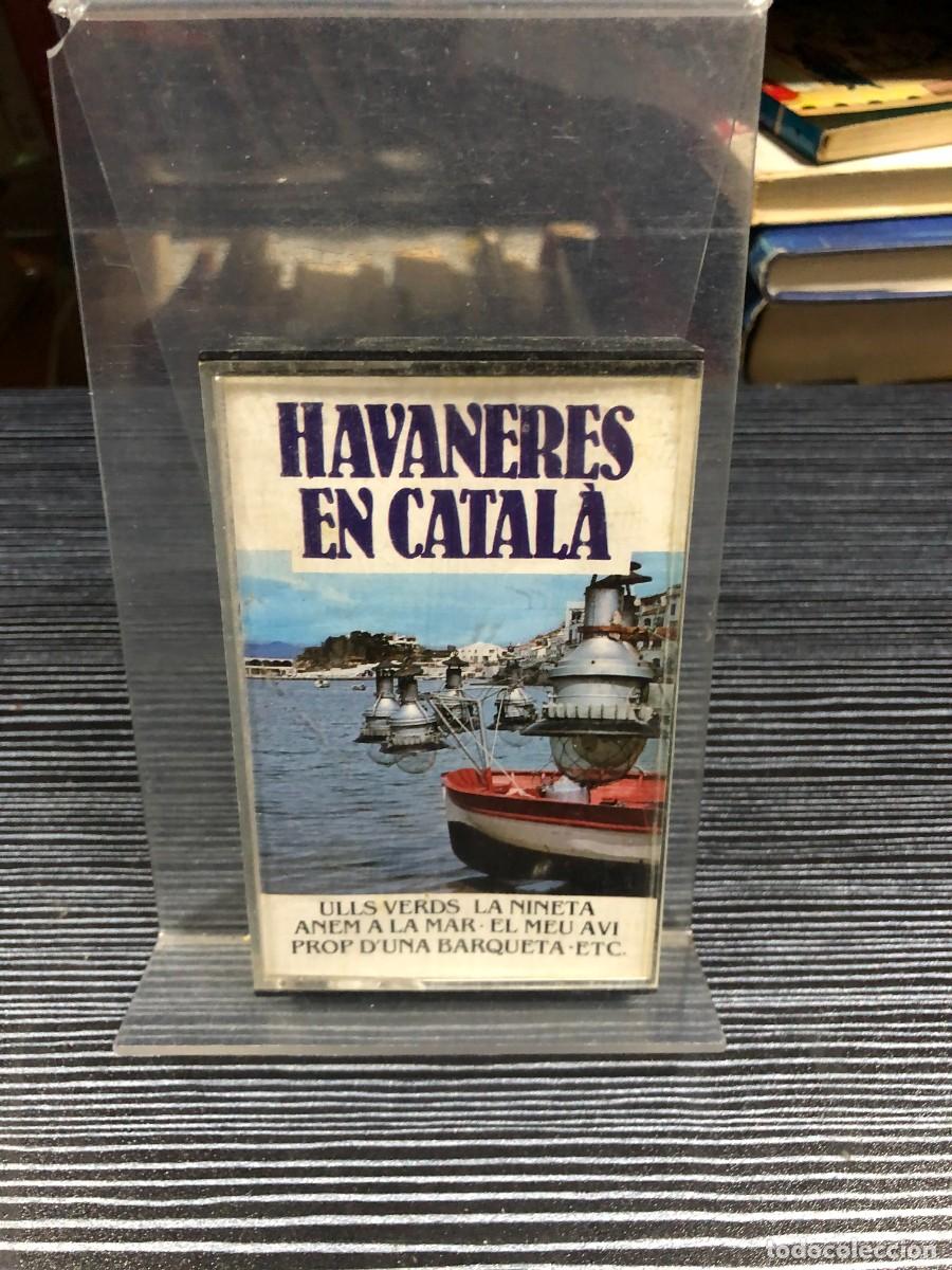 Casetes antiguos: Havaneres en Catal&agrave; Varios (Canciones tradicionales: Ulls Verds, El meu avi...)
