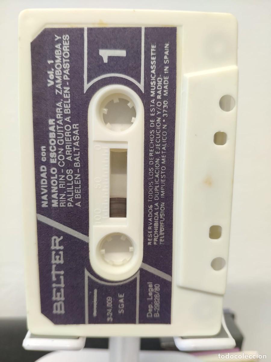 Casetes antiguos: Manolo Escobar - Navidad Vol. 1 (Cassette) - Foto 4