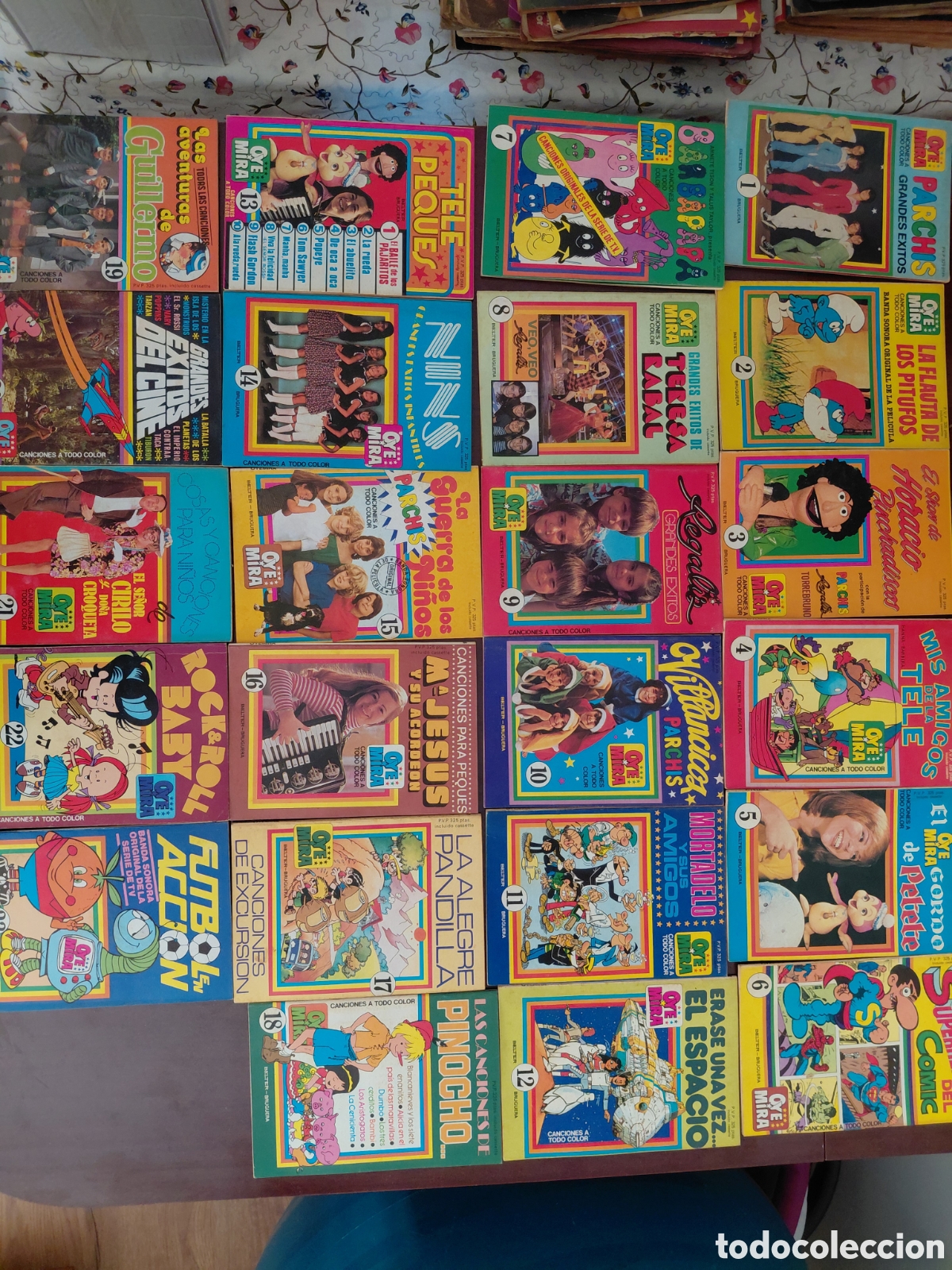 Casetes antiguos: Colecci&oacute;n Completa Oye Mira (1981) - 23 C&oacute;mics + 23 Casetes - IMPECABLE