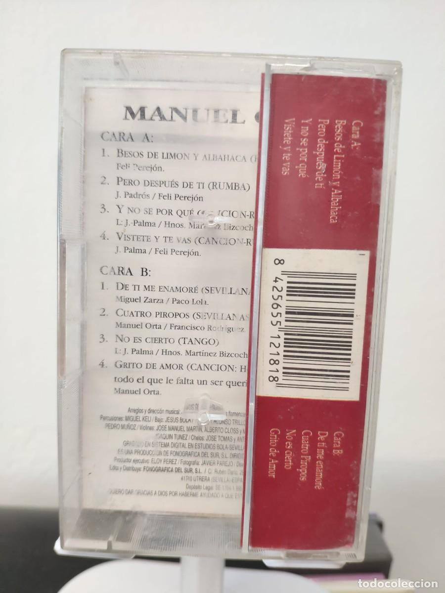 Casetes antiguos: Manuel Orta - Grito de Amor (Cassette) - Foto 4