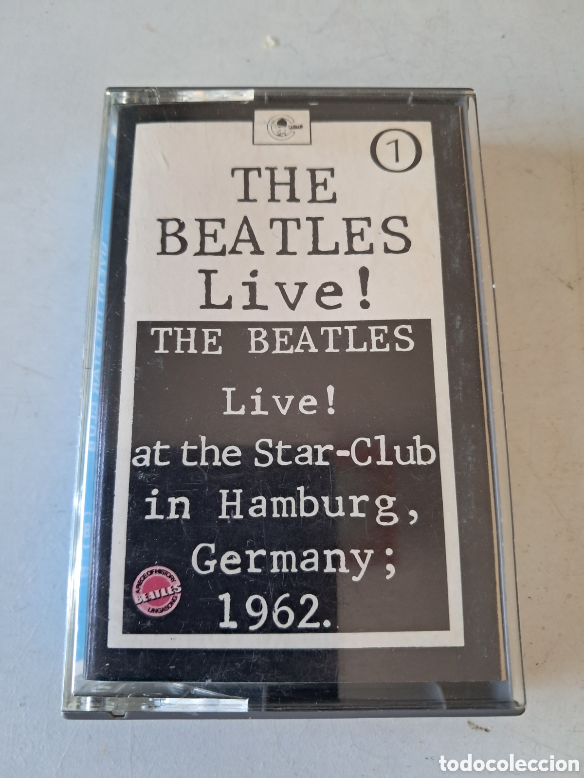 Casetes antiguos: THE BEATLES. LIVE AT THE STAR-CLUB IN HAMBURG, GERMANY 1962 -CASETE CINTA 1977 COLUMBIA VOL 1